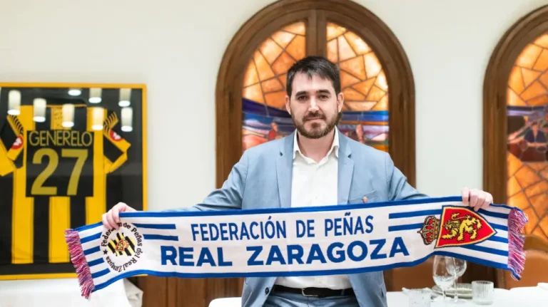 José Manuel Fábregas, flamante presidente de la federación de peñas del Real aragoza